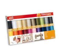 Gutermann - Juego de hilos (100 m), multicolor