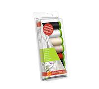 Gutermann Juego de Hilos: extrafinos: 7 x 200 m, Polyester, Colores Surtidos, 6.8 x 2.0 x 16.2 cm, 1400