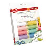 Gutermann Juego de roscas, Polyester, Colores Pastel, 100 m