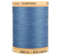 Gutermann Natural Cotton Thread Solids 876 Yards-Indigo Blue