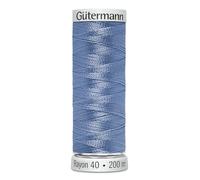 Gutermann No 40 Sulky - Hilo de bordado de rayón (200 m, 1028), color azul marino