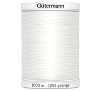 Gutermann (Sewing Thread) Sew All Thread 1000m - White (800) by Gutterman