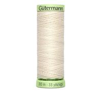 Gutermann Top de punto de botón Twist fuerte hilo de coser 30 m 802 - por bobina