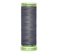 Gutermann Top Stitch 701 - Hilo de punto (30 m), color gris