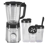 Gutfels Batidora de pie BLEND 5010 | jarra de cristal de 1,75 litros | 1400 W | regulación continua | función de autolimpieza | función trituradora | 2 tazas de bebidas (300/600 ml)