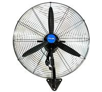 GUTIXI Wall fan Industrial With Three Gears Adjustable, 150°Rotational Oscillation, 3 Fan Blades Rotate Safely And At High Speed, For Indoor And Outdoor Commercial,650mm (Black-650CM)