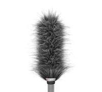 Gutmann Micrófono cortavientos de piel para Sennheiser MKE 600, color gris, hecho a mano en Alemania