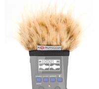 Gutmann Parabrisas de piel de micrófono para ZOOM H1essential CAMEL | Fabricado en Alemania