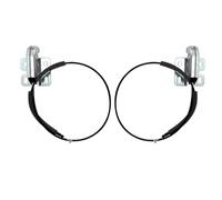 Gutol 1 par de interruptores táctiles para cerradura de portón trasero, color plata, compatibles con Koleos 2010-2013 905932234R, 905939948R (izquierdo y derecho)