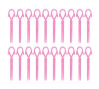 Gutol 20 protectores de uñas para dedos, kit reutilizable de barrera cutánea para bordes de uñas, clips protectores antideslizantes para dedos (rosa)