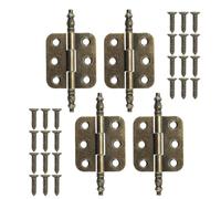 Gutol 4 Bisagras Antiguas De Metal Para Armarios, Puertas De Armarios, Arcones.