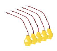 Gutol 5 baterías CR2032 BIOS CMOS con cables y conector, baterías de iones de litio de 3 V y 2 pines, repuesto para ordenador, PDA, tarjeta IC, dispositivo portátil y unidad de seguimiento.