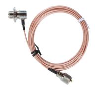 Gutol Cable RG316 PL-259 macho a hembra, cable de extensión coaxial para antena de walkie-talkie de 5 metros