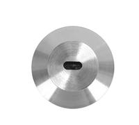 Gutol Candado antirrobo para portátil, placa de seguridad, adaptador de ranura de seguridad para bloquear portátiles, plateado (ranura de 7 x 3 mm)