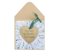 Gutol Colgante De Madera Para Nuevo Hogar Con Sobre Y Tarjeta, Recuerdo De Felicitación. Tarjeta De Bienvenida a Tu Nuevo Hogar Para Amigos O Familiares.