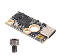 Gutol Placa de acelerómetro ADXL345 V2.1 con clip para modelado de entrada - Módulo sensor de hotend para impresora 3D con conexión USB para quemador Voron Stealth