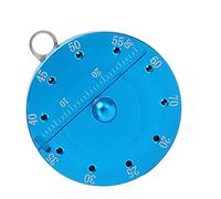 Gutta Percha Point Cutter Ruler, Clear Dial Gutta Percha Point Measure Scale Aleación de Aluminio Profesional Portátil para Dentista para Laboratorio