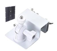 Gutter Camera Mounts, Outdoor Brackets, 6,2x6 cm Roof Clamp with Weatherproof Build, Metal Holder, Security Accessory with Compact Style, Home Equipment for Garden Monitoring