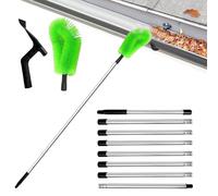 Gutter Cleaner Telescopic Handheld Tool for Cleaning Out-of-Reach Areas from Ground, Ideal para remover ramas, escombros y arena en jardín, Farmhouse, Yard, Suitable to Homeowners Professionals