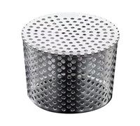 Gutter Downspout Guard - Stainless Steel Drain Pipe Filter Cap, Outdoor Leaf Blocker Screen, Protective Strainer Device, Roof Drainage Cleaning Tool, Pipe Protector for Downpipe Safety and Garden