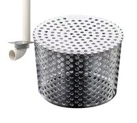 Gutter Downspout Screen - Acero inoxidable Gutter Gutter Guard | Herramienta de limpieza de drenaje al aire libre para la prevención de hojas Debris Clogs Rainwater Blockage Roof Drain Protection
