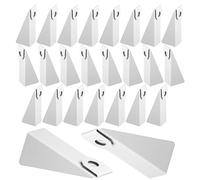 Gutter Wedge Diverter - 25 Pieces Angled Aluminum Fascia Wedges 5-Inch Gutters, Rainwater Flow Control Debris Deflection Residential Homes, Villas, Beach Houses, and Home Improvement Projects