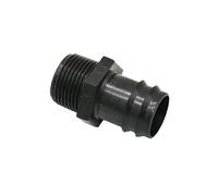 GUTUYEHKEA Conector De Lengüeta for Manguera 1 "con Rosca Macho A 25mm Y 32mm, Adaptador for Grifo Jardín, 2 Uds(32mm Outer Diameter)