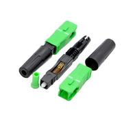 GUTUYEHKEA Empalmador de Fibra óptica Conector de Fibra óptica SC 10PCS FTTH Montaje rápido con Baja pérdida inserción y rápida