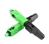 GUTUYEHKEA Empalmador de Fibra óptica Empalmador rápido de Fibra óptica SC 50-400PC SC-APC, Conectores rápidos monomodo, Reutilizables, FTTH(400pcs)