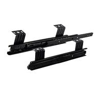 GUTUYEHKEA Rieles for cajones con cojinetes de Bolas 3 Pliegues, rieles for gabinetes Cocina, Resistentes, Carga 40 kg, for bandejas deslizables for Teclado Debajo del Escritorio(240mm/10inch)