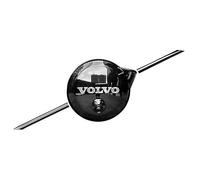 GUTYE Coche Emblema para Volvo XC40 2021-2022 Pure Electric, Negro Emblema Pegatinas de Letras Fender Trunk Insignia Pegatina Coche Insignia del Logotipo Accesorios,with Camera