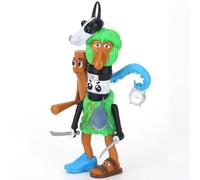 GUUIESMU Tung Tung Tung Sahur Figure Toy,Italian Brainrot Figures,Tralalero Tralala Figure,Desk Decorations Gifts for Colleagues and Friends (C1)
