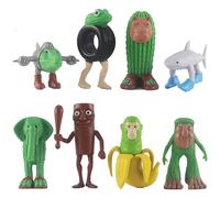 GUUIESMU Tung Tung Tung Sahur Figuren,Tralalero Tralala Figure,Italian Brainrot Figures,Desk Decorations Gifts for Colleagues and Friends (8PCS)