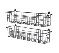 GUUKAR Estante Organizador de Especias para Montaje en Pared, Estante de Almacenamiento de Especias para Puerta de Armario, 2 Paquetes de Estante de Especias de Pared Que Ahorra Espacio para Cocina