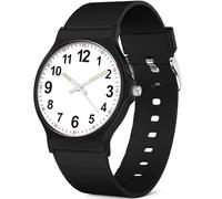 GUUMUXIN Reloj Analógico para Niños y Niñas, Relojes Cronógrafo de Aprendizaje Sumergible 30 Metros con Correa de TPU Suave, Reloj Deportivo al Aire Libre para Niño de 4 a 12 Años