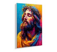 Guuogxan Pintar por Numeros, Pintura Números Adultos Jesús, Kit de Pintura al óleo de Lienzo DIY para Pinceles Cuadros por Numeros Pigmento Acrílico, Ideal para Principiantes 100 x 130 cm a-743