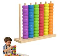 GUUTHQOR Color Stack Match Game,Color Stacking Sorting Toys,Stack Challenge Ring Stacking Puzzle,Travel Stacking Games for 2 Players,Quick Puzzle Game for Kids/Adults (Style A)