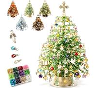 GUUTHQOR DIY Beaded Christmas Tree Kit,3D Crystal Bead Holiday Craft Set for Adults (C2)