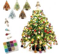 GUUTHQOR DIY Beaded Christmas Tree Kit,3D Crystal Bead Holiday Craft Set for Adults (C4)