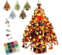 GUUTHQOR DIY Beaded Christmas Tree Kit,3D Crystal Bead Holiday Craft Set for Adults (C5)