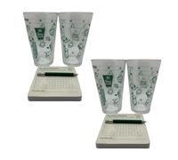 GUUZETU Il campo da golf a 9 buche su un bicchiere da birra, gioco da golf in bicchiere da birra, divertenti bicchieri da birra da 16 once con sottobicchieri segnapunti e matita da golf (2 set)