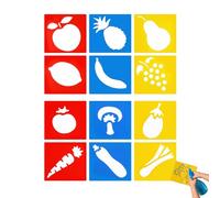 GUUZETU Juego de Juegos acuáticos Splash & Draw, Kit de Actividades de Pintura al Agua Reutilizable, Juego de Plantillas de tapete de Dibujo al Aire Libre para el Verano en el Patio Trasero (A#)