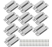 GUUZI 10 Juegos NC Normalmente Cerrado Montaje en Superficie Sensor de Contacto de Puerta con Cable Alarma Interruptor de Reed Magnético MC-31 (Blanco)