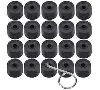 GUUZI 20pcs 17mm Tapa de Tuerca de Rueda Cubiertas de Pernos Cubiertas de Tuercas de Neumáticos Hexagonales Universales Cubierta de Perno Tapas de Rueda de Coche Negro con Herramienta de Extracción