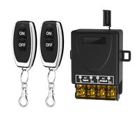GUUZI Interruptor Remoto Inalámbrico, Relé AC 220~240V/30A, Interruptor RF Inalámbrico para Electrodomésticos, Bomba, Luces de Techo y Equipos Eléctricos con Control de Largo Alcance de 100m