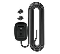 GUUZI Interruptor tipo pasta, interruptor de presión para coche, encendido/apagado, 12 V-230 V, 10 A, montaje en superficie, interruptor de gota de agua, interruptor basculante SPST con cable de 1 m
