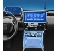 Guvsad Consola central para interior de coche, antiarañazos, película protectora transparente, piano, para Toyota BZ4X 2022-2023 (estilo A para LHD)