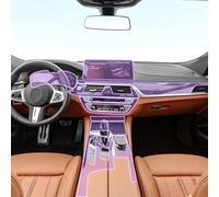 Guvsad Película para interior de coche, tablero de piano, consola central, PPF, antiarañazos, película de protección de TPU transparente, accesorios para BMW Series 6 GT 2019-2023 (estilo A para LHD)