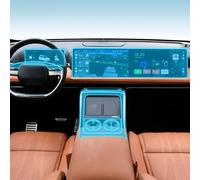 Guvsad Película para interior de coche, tablero de piano, consola central, PPF, antiarañazos, película de protección de TPU transparente, accesorios para Xpeng G9 2024 (estilo A para RHD)