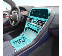 Guvsad Película para interior de coche, tablero de piano, consola central, PPF, antiarañazos, transparente, película de protección de TPU, accesorios para BMW G14 G15 G16 Series 8 2019-2022 (estilo A